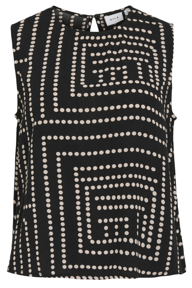 VIFRELLI KLIO S/L SHORT TOP 14105413 BLACK BEAUT/KLIO